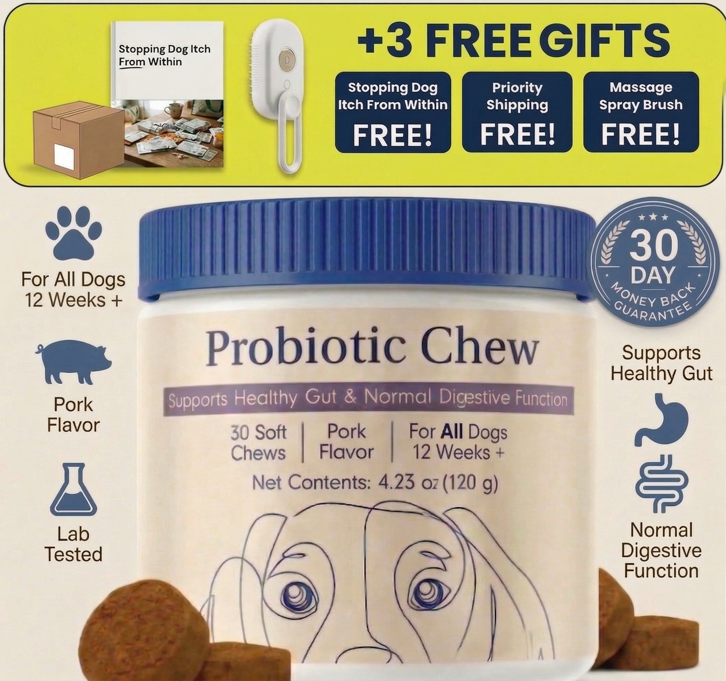 Avenlo Dog+ Probiotics™