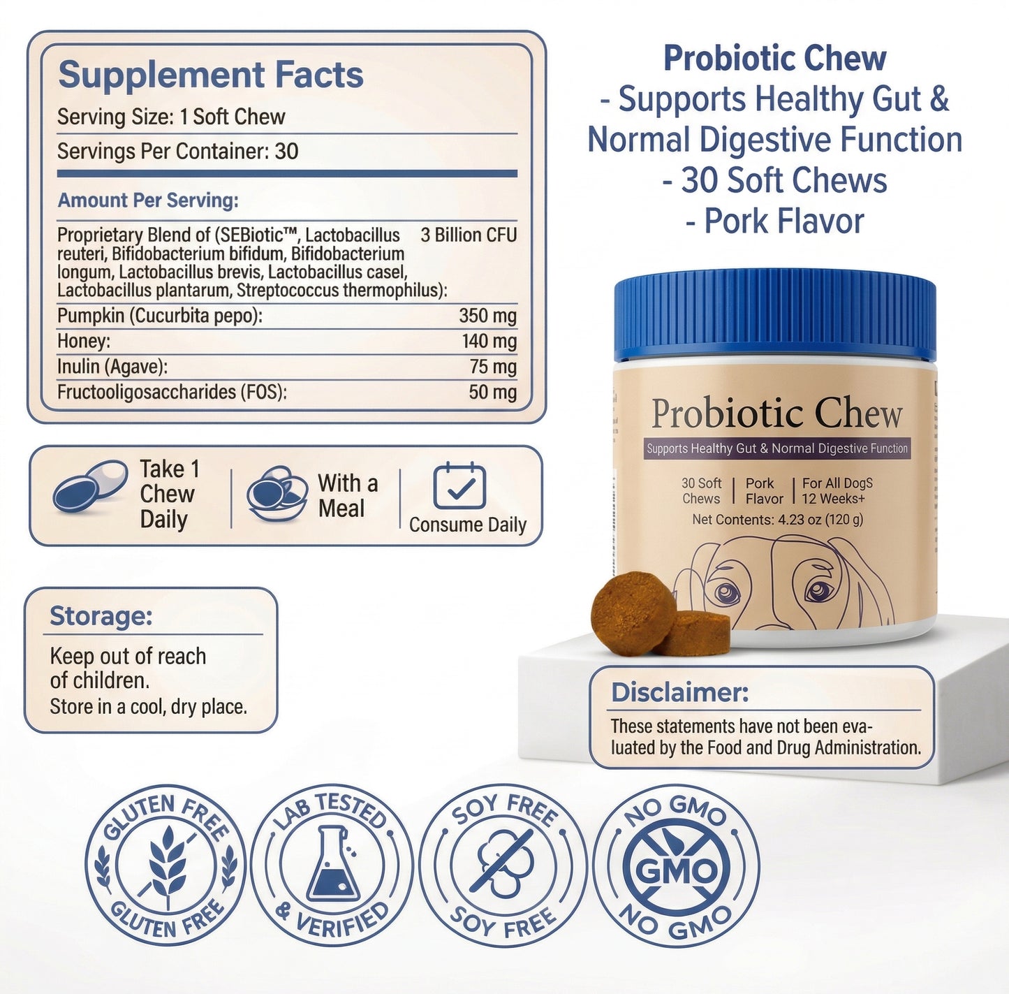 Avenlo Dog+ Probiotics™